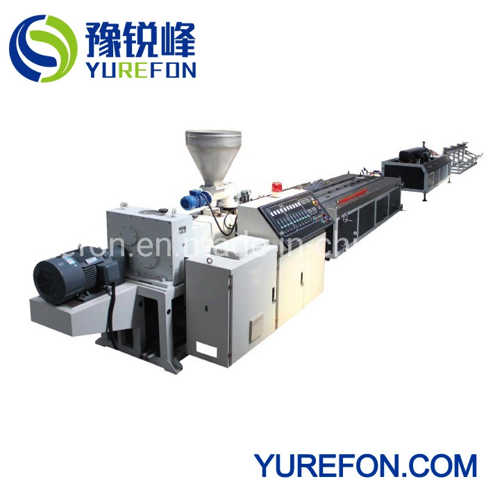 Plastic Extruder Machine Wood Plastic Composite Wood PVC Decking Profile Extruder