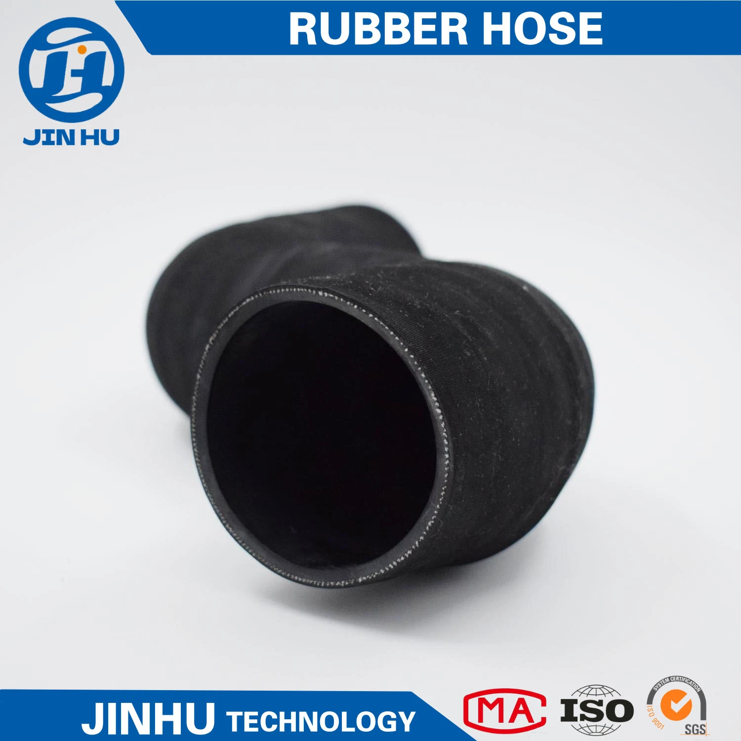 Jinhu EPDM negro de alta presión NBR la manguera de goma para hidráulico (OEM)