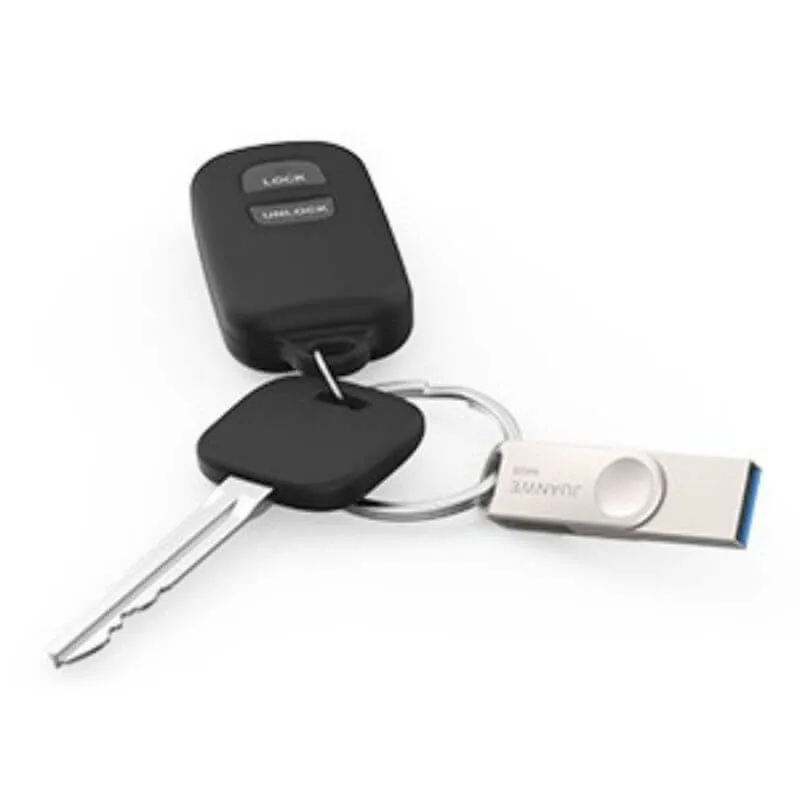 USB-C 2-in-1 OTG USB Flash Drive Swivel Waterproof Flash Drive with Keyring