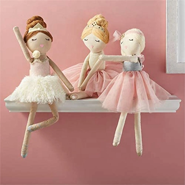 Lovely Stuffed En71 Fashion Girls Baby Ballerina Dressing Girl Doll American Girl Dolls