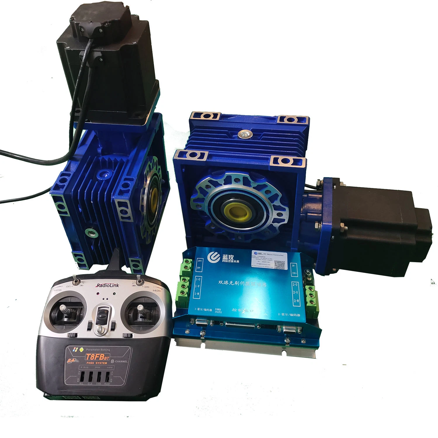 Dual Channel Brushless Servo Drive Joystick Control 24V 48V 0.5HP 1HP 2HP Dccontroller