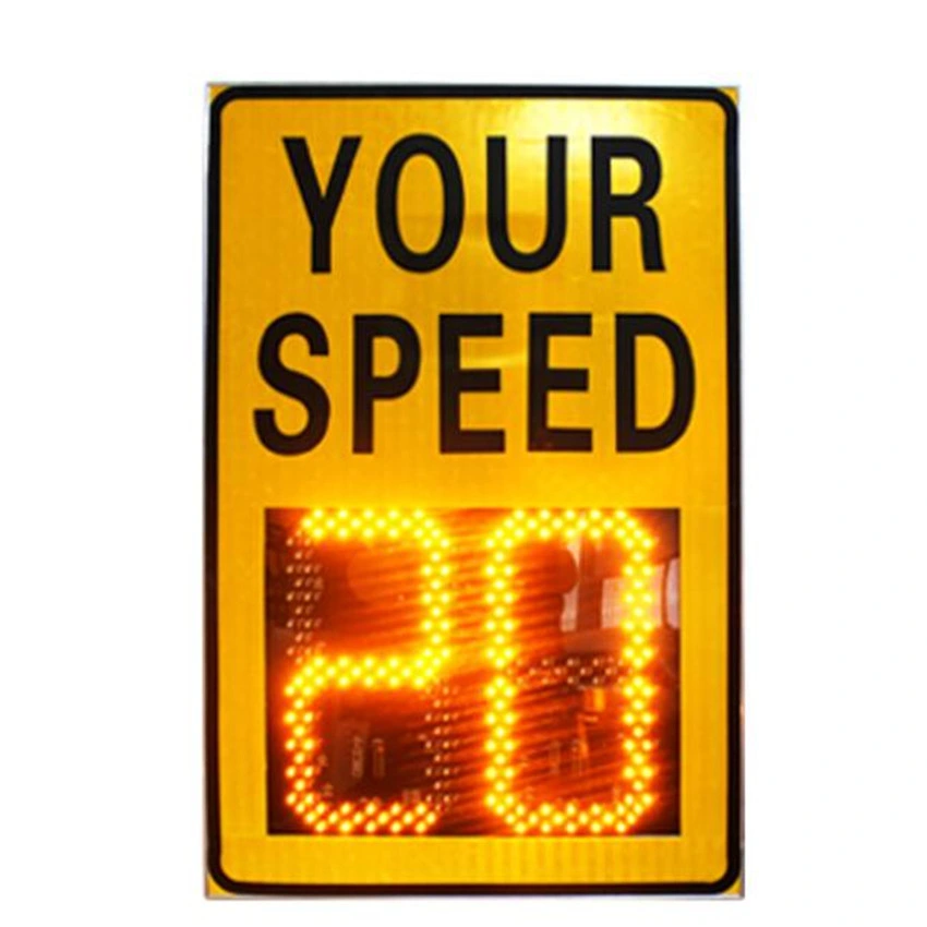 Digitals Traffic Highway Aluminum Radar Speed Limit Sign