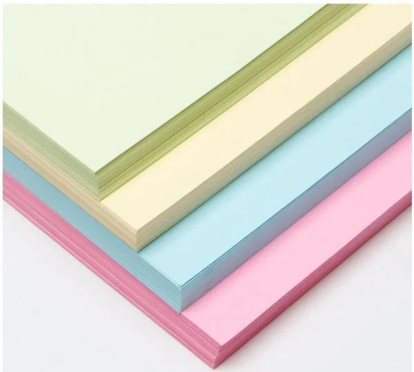 Original Factory Supplier Hot Sale 160GSM 5" X 7" Colored Paper and A4 Color Paper