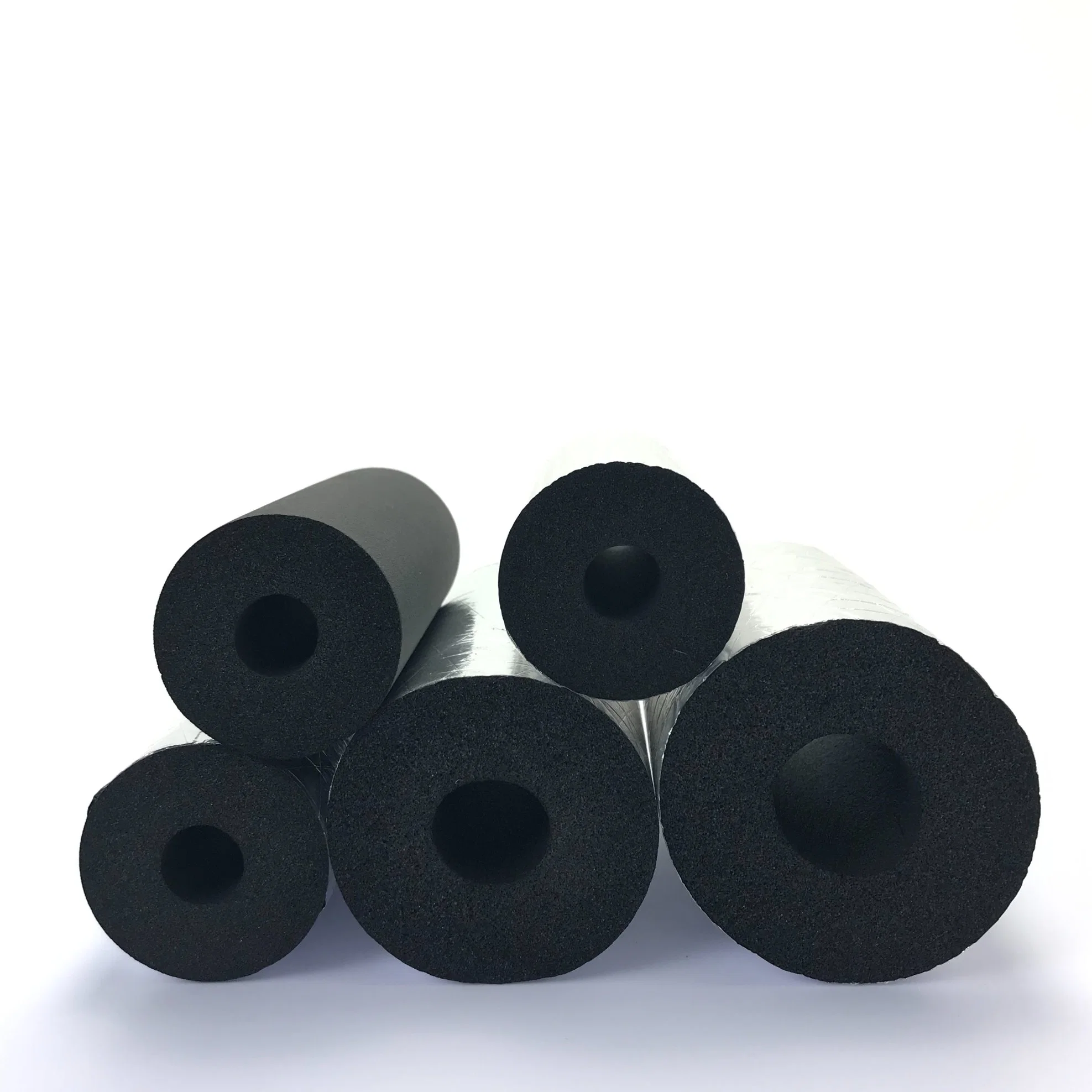 Black Color Refrigeration Rubber Plastic Pipe Insulation