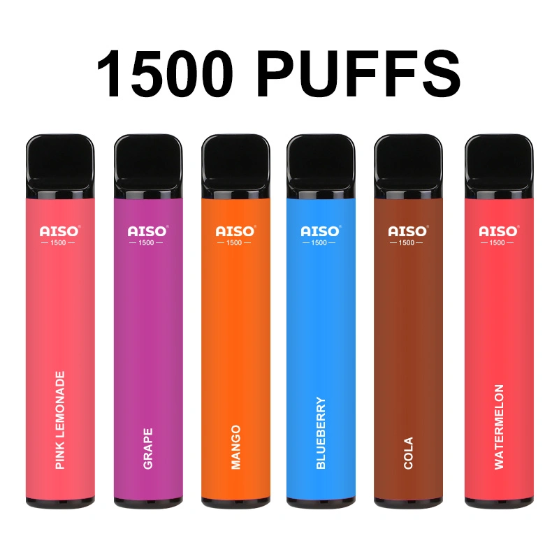 Wholesale E Cigarette 2021 Vapes Disposal 1500puffs 4.8ml Disposable E-Cigarette Vape Pen