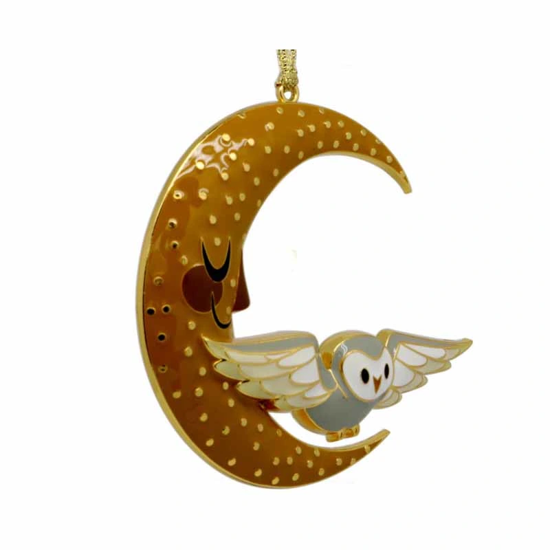 Los ornamentos de sublimación decoración aluminio recubierto de comprar espacios en blanco Jingle Peacock colgando de accesorios de vacaciones Árbol de Navidad ornamento