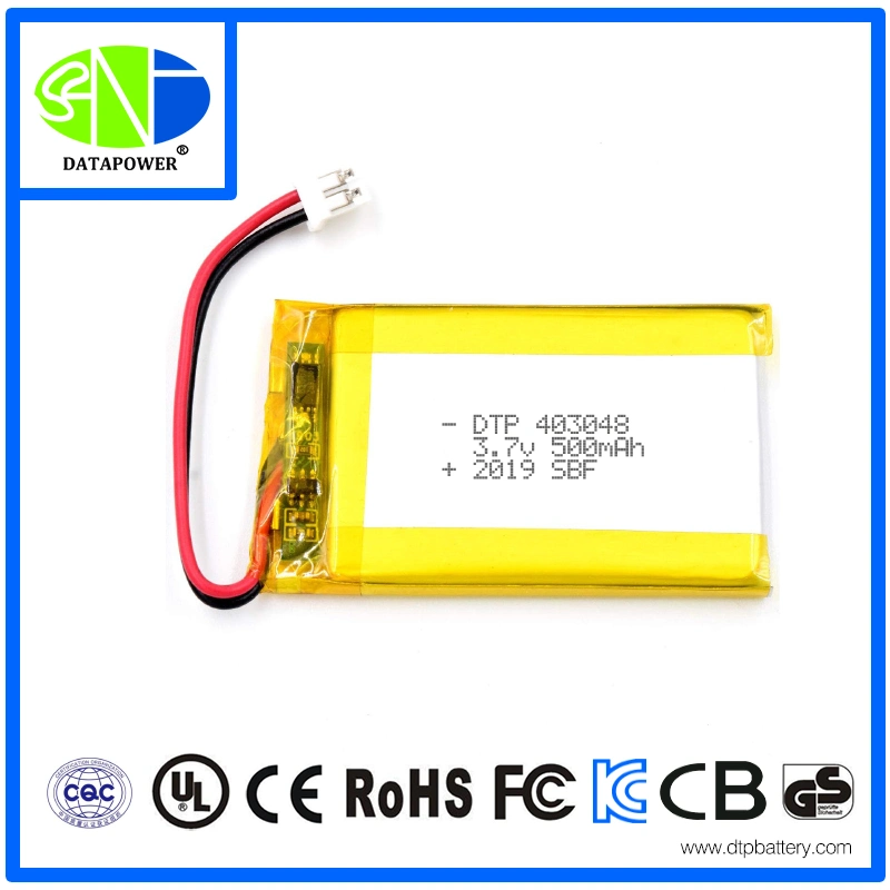 Kc Certificate Datapower 403048 3.7V 500mAh Li Polymer Battery for a Burglar Alarm