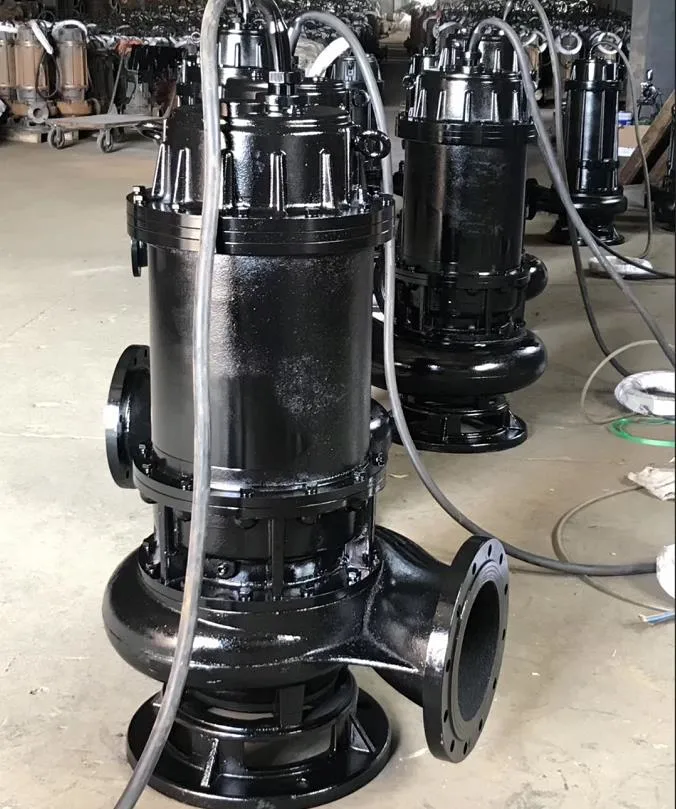 Wastewater Treatment Submerged Sewage Pump with Self Coupling System