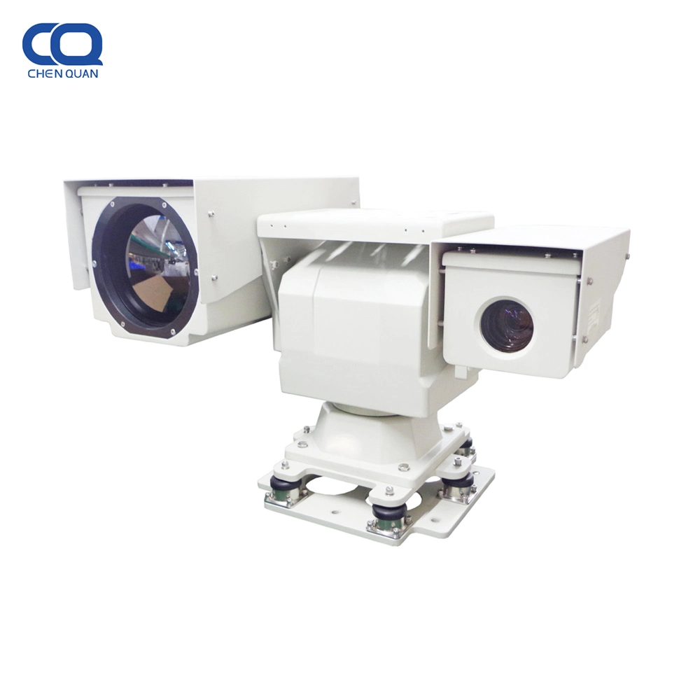 Caméra IP thermique infrarouge zoom visible jour/nuit PTZ de surveillance longue portée de 5 km