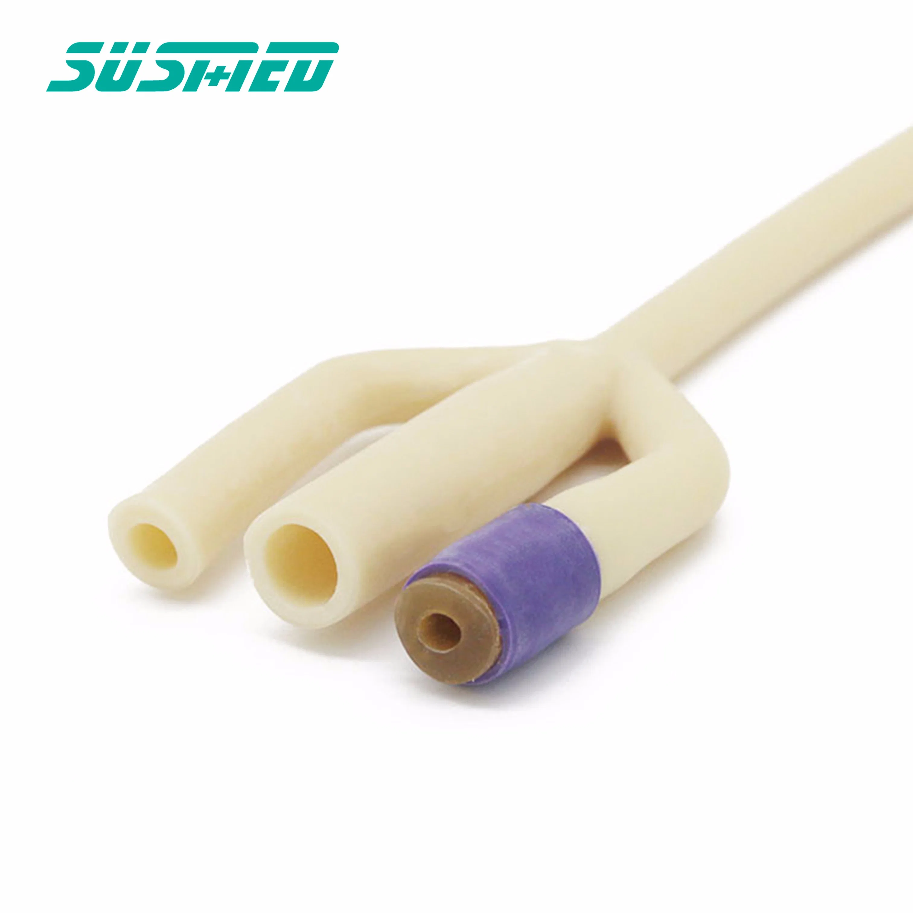 3-Way Standard Silicone Coated Latex Foley Catheter