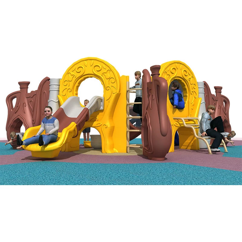 Großhandel/Lieferant Kinder Outdoor Spielplatz vier in einem Kunststoff-Kletterball Kombination