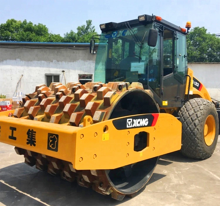 XCMG Official Xs123h 12 Ton Single Drum Vibratory Road Rollers Compactor