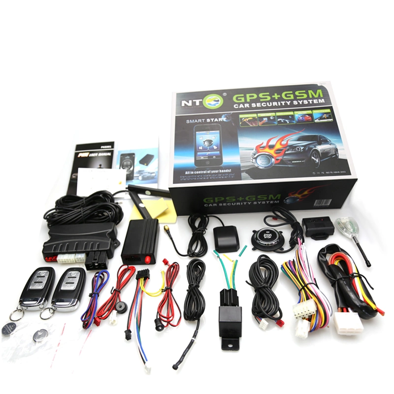 Sistema de Alarma de coche GPS Tracker pke el motor de arranque remoto GSM