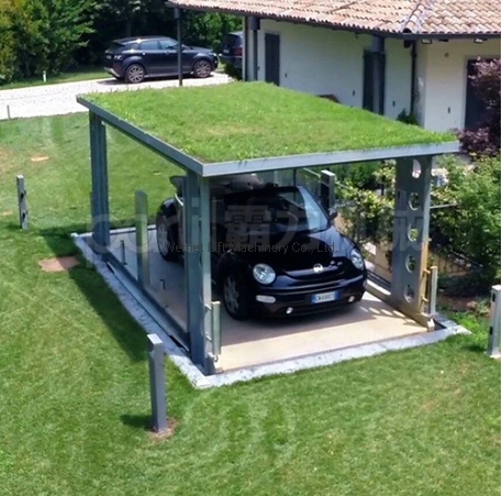 Carro Elevador Estacionamento de 2 camadas, garagem subterrânea, Villa uso doméstico