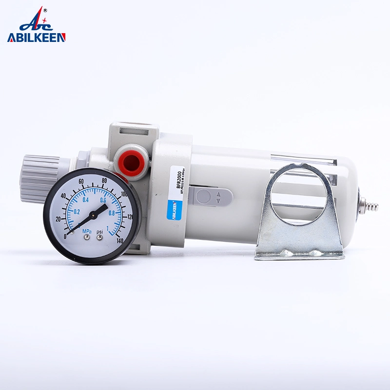 Afr Serie High Flow Druck Luftquelle Behandlung Verschiedene Drain Druckluftfilter-Regler mit Manometer