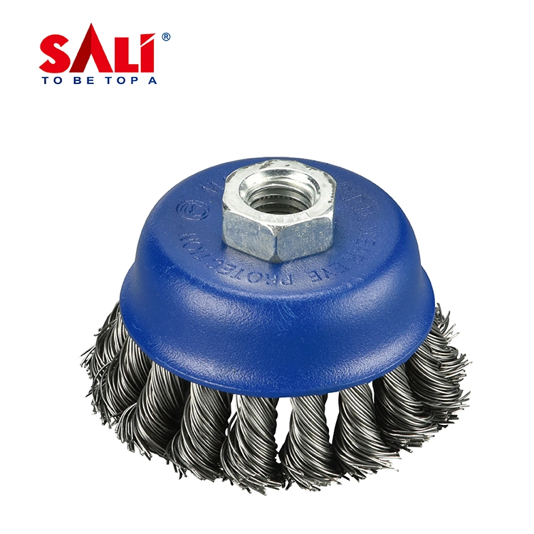 High Tensile Carbon Steel 3 Inch Twisted Wire Cup Brush