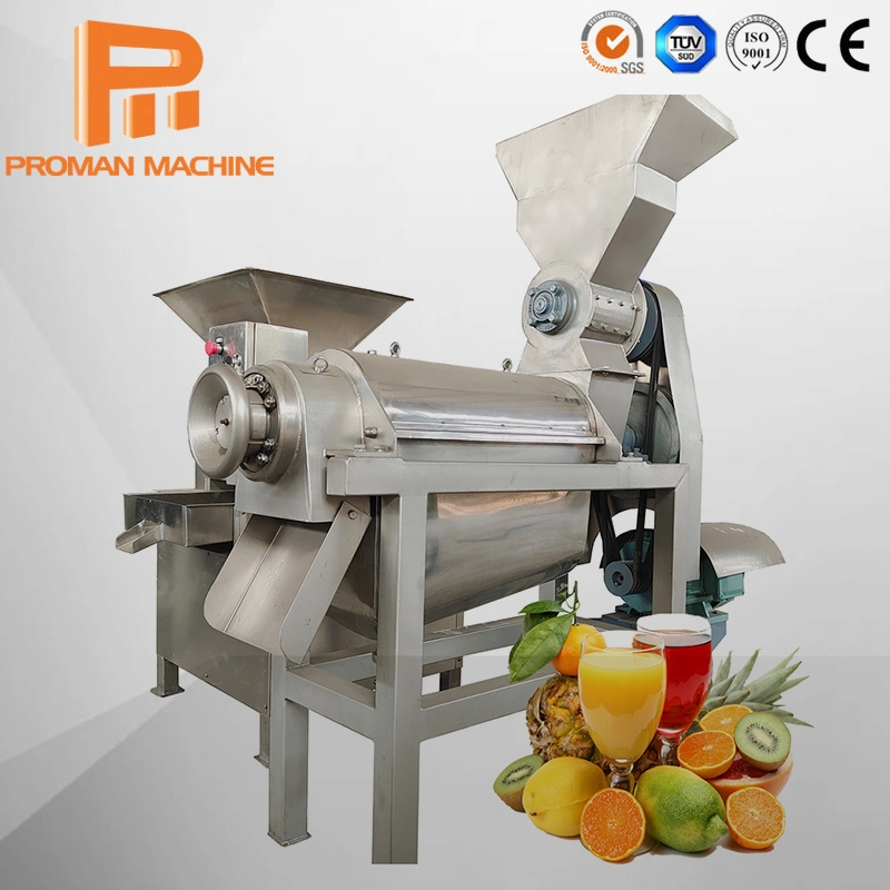 Factory Price Industrial Juicer Fruit Vegetable Screw Extractor Crushing Plastic Bottled Fresh NFC Juice Processing Machinery