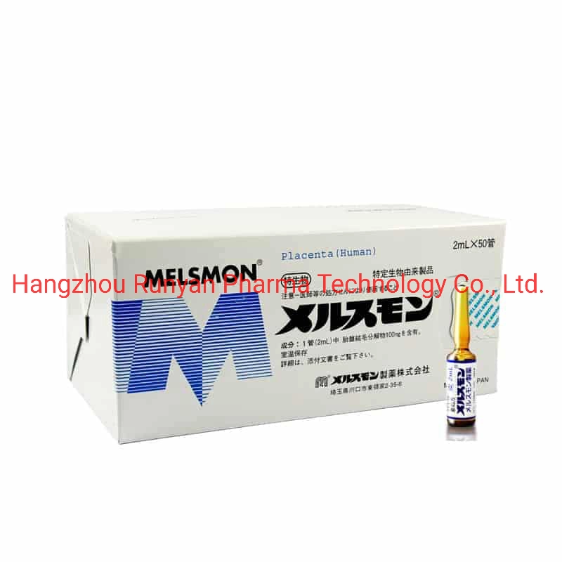 Inyección Melsmon la placenta humana 2ml originalmente Japón