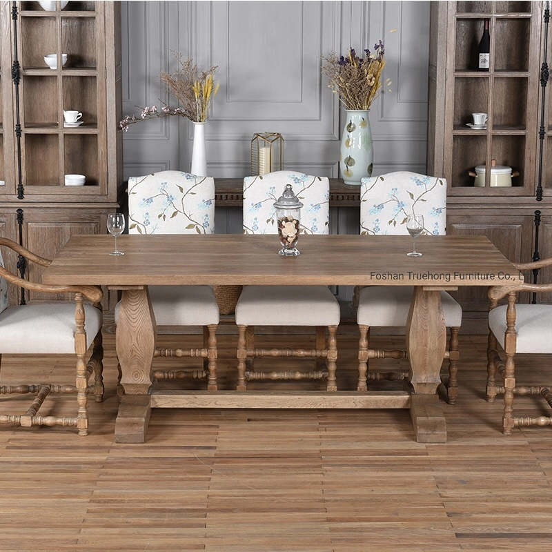 New American Style Furniture Ash Solid Wood Table Furniture Set Hotel Bedroom Furniture Set
