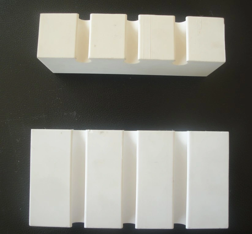 High Alumina Ceramic Tile (grooved) , Wear Liner for Cyclone, Centrifuge, Other Mining Equipment