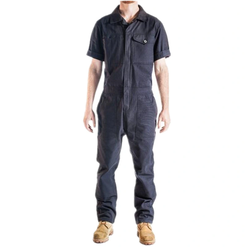 Work Overalls Unisex Protective Overall Jumpsuits Working Uniforms Short Sleeve