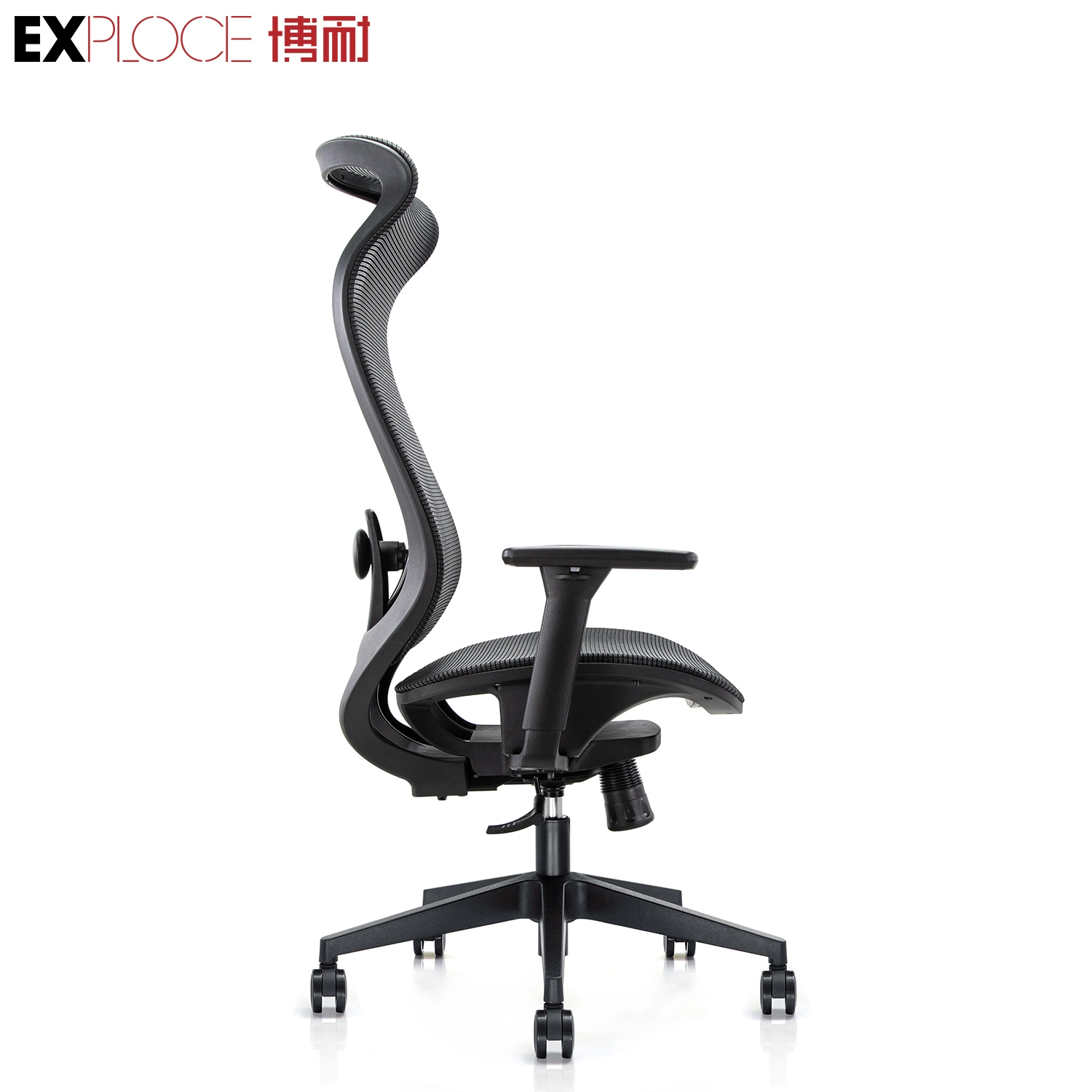 Bester Preis Günstige Mesh Chair ergonomische Bürostuhl mit verstellbaren Kopfstütze