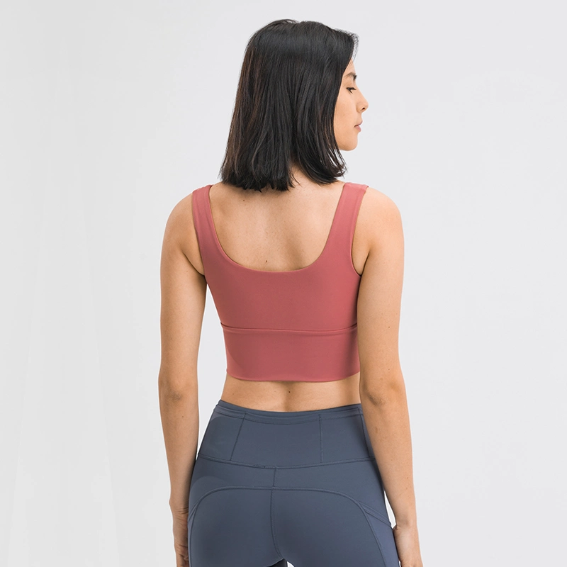 New Fashion All-Zip-up Yoga Wear Women Gathers Shock-Proof up-Breast Sports Bra
