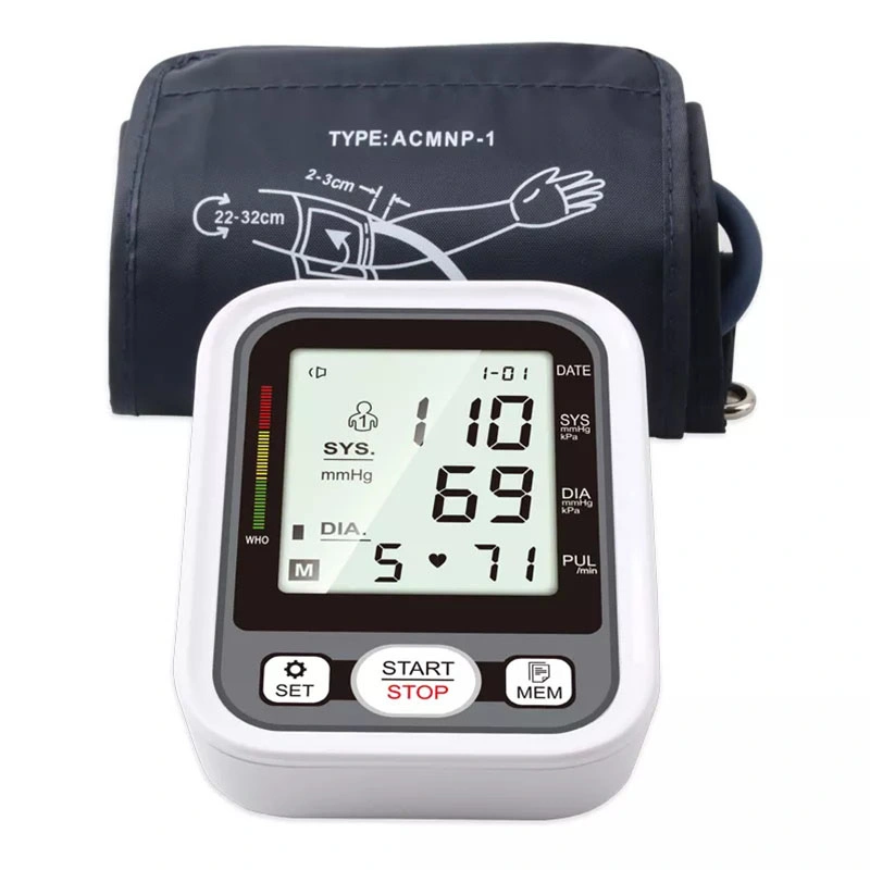 OEM Family Hospital Use Digital Automatic Accurate Arm Blood Pressure Monitor Meter with Voice