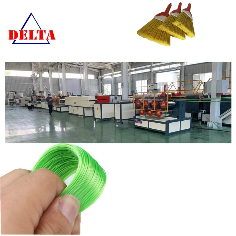 Plastic Broom Filaments Yarn Bristle Fiber Produce Machine Production Line Making Equipment