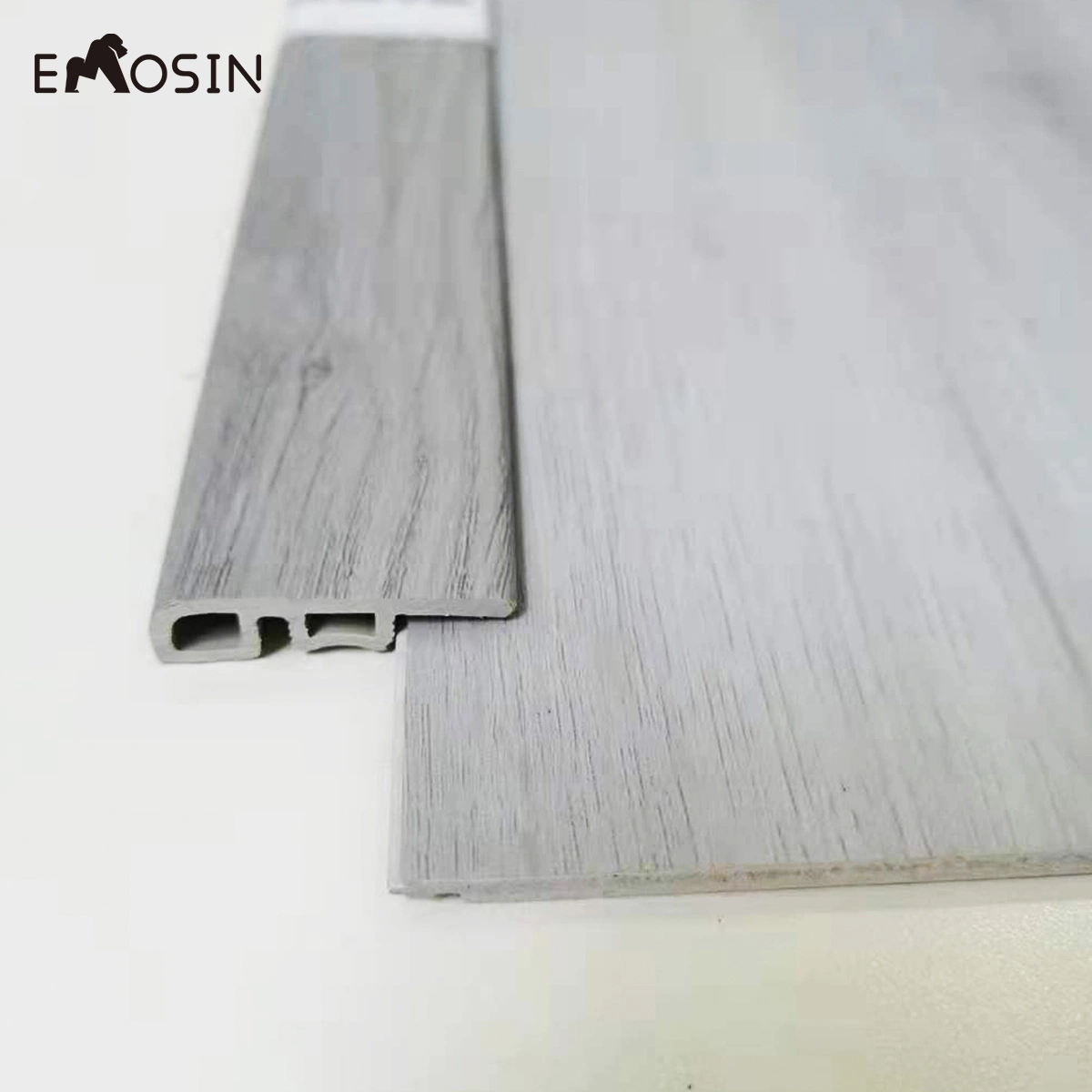 Wood/Spc/PVC/Fiberboard/Plastic/Solid Vinyl/Laminated/Laminate/Spc Pisos Floor Skirting/Reducer/T Moulding/Stair Nosing/Stairnose Accessory Manufacturer