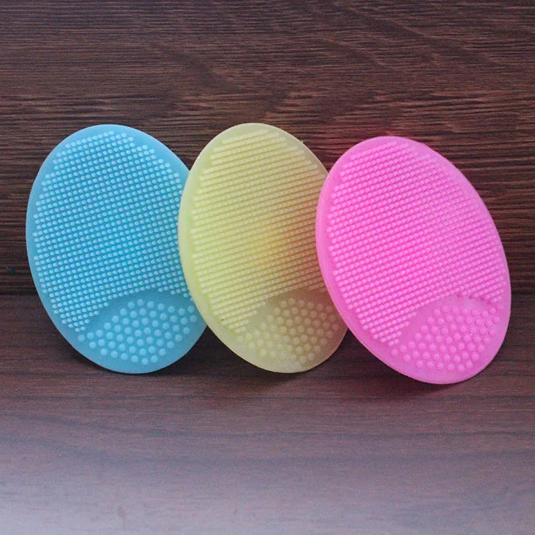 Salle de bain en silicone de poils de pinceau brosse de nettoyage du corps d'une douche à main Brosse de bain