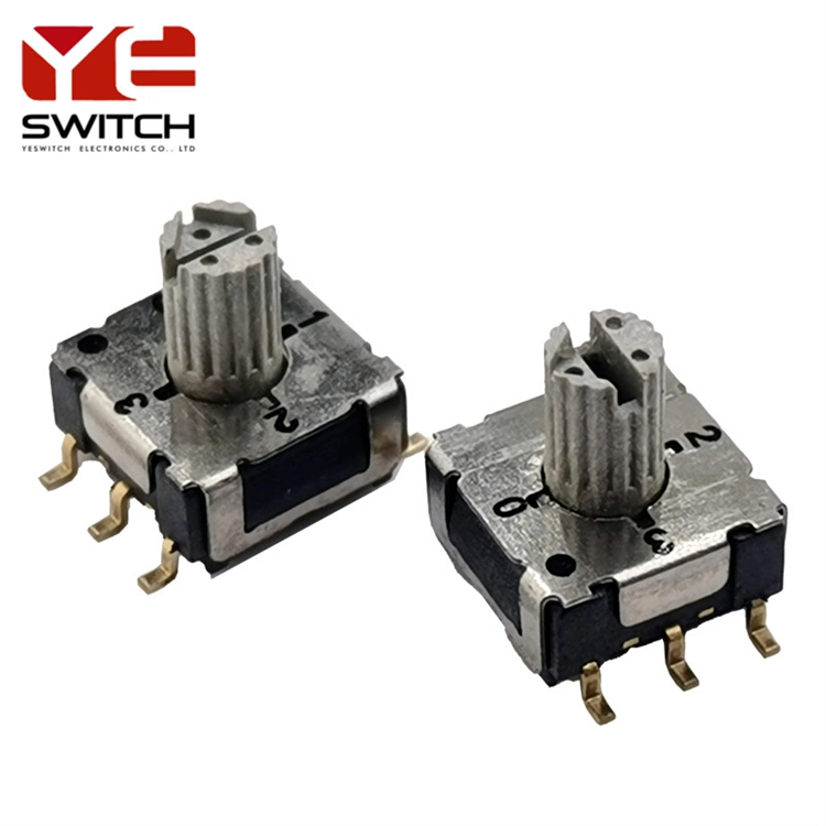 4+1pins Thru-Hole Octal 8 Position Coded Rotary DIP Switches