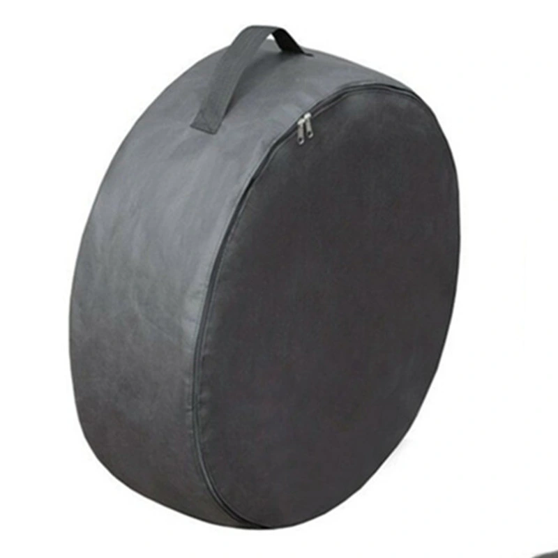 Amazon personalizada al por mayor de los neumáticos de alta calidad de la bolsa de cubierta de polvo neumático funda con cremallera y asa