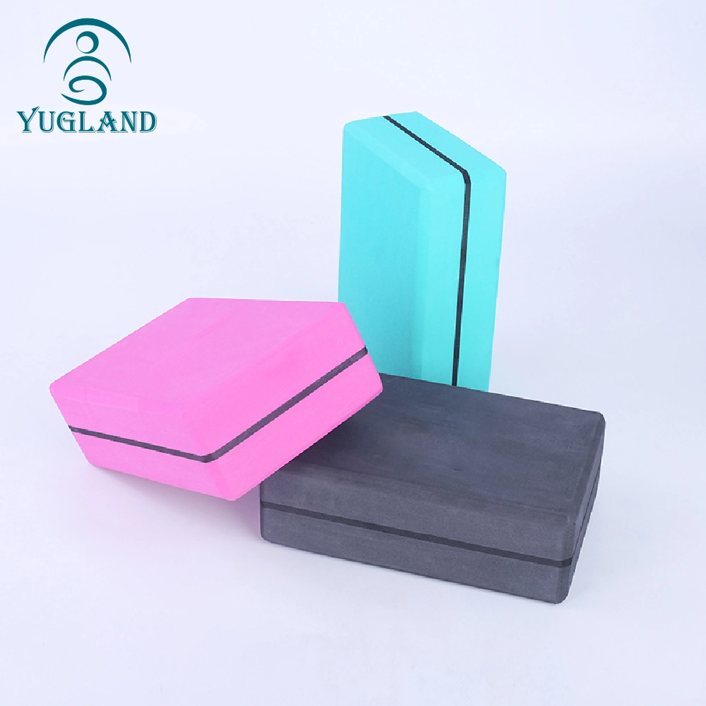 Yugland High Density Anti-Slip Lightweight Custom Logo Yoga Block EVA Foam Building Blocks for Exercise Pilates Fitness