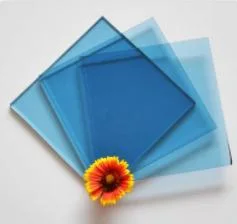 3-10mm Ocean/Lake/Light/Dark Blue Float Glass for Civil Building and Decoration