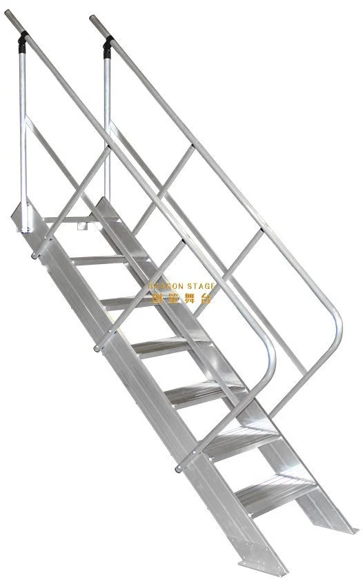 China Brand Marine Aluminum Step Ladders with Handrail