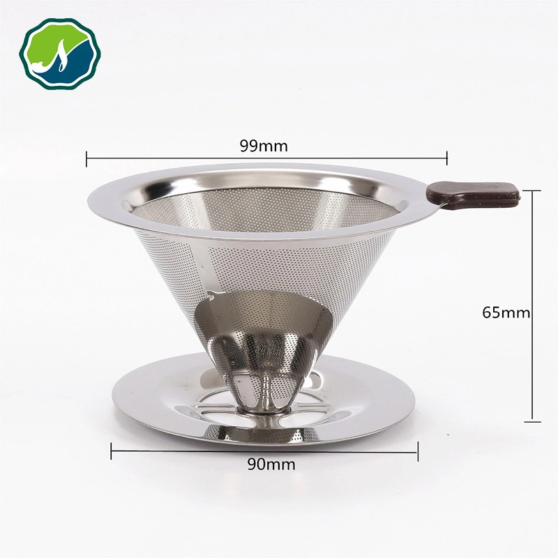 Stainless Steel Metal Wire Mesh Pour Over Reusable Coffee Filter