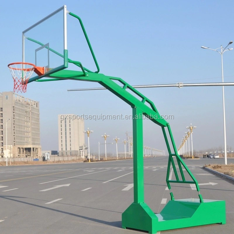 Height Adjustable Wall Mounting Glass Basketball Stands, Basketball Hoops