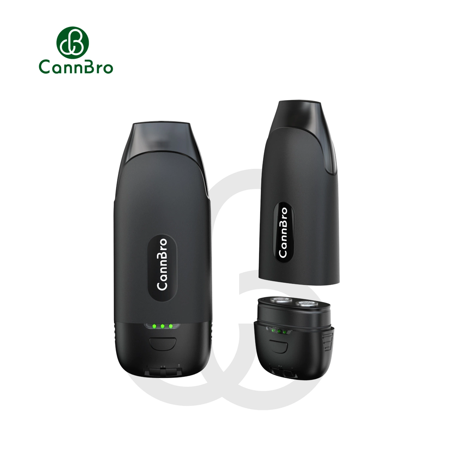 Cannbro 510 Thread Dual Cartridge Discreet Vape Press Battery Vape