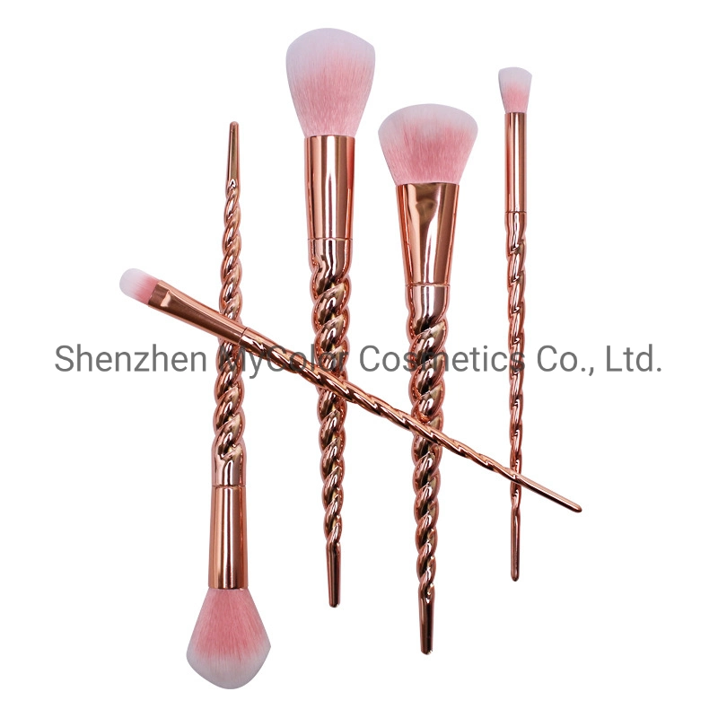 Customized Premium Makeup Brushes Set Rose Gold Powder Eyeshadow Make up Brushes