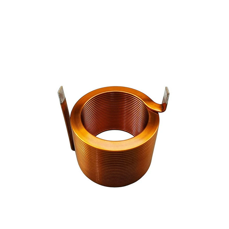 Custom Copper Flat Wire Induction Choke Coils High Current Power Inductor Choke Air Core Coil