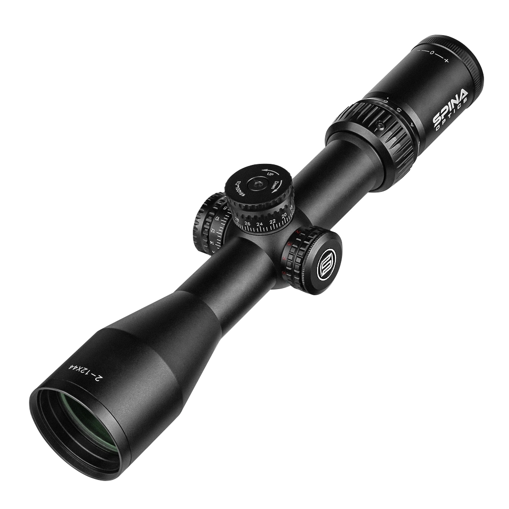 Spina Optics Tactical Gear 2-12X44 Hunting Optical Riflescopes Sight Glass Etched Reticle Scopes Optics Scope Tactical Long Range