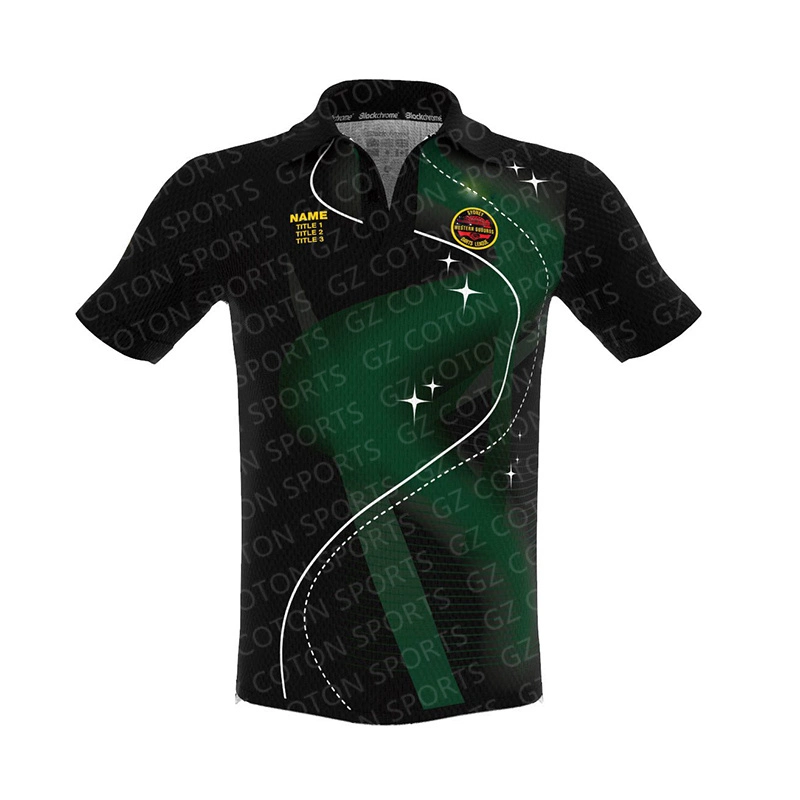 Custom Design 100% Polyester Sublimation Darts Polo Shirt Wholesale/Supplier Darts Jersey Sports Running Dart Wear Shirts