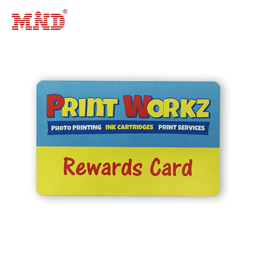 Tarjeta Regalo de lujo con impresión personalizada Tarjeta tarjeta RFID de plástico
