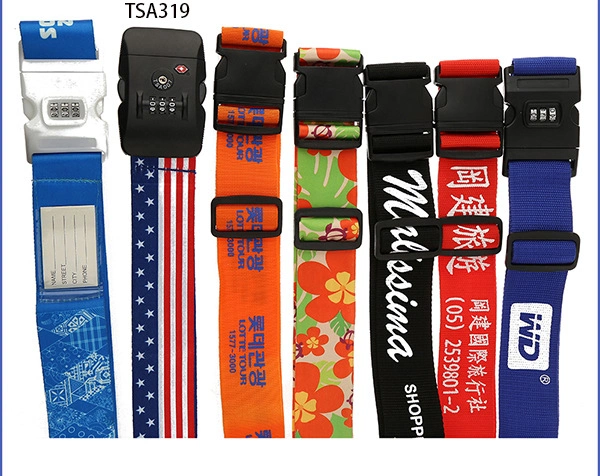 Adjustable Heavy Duty Long Cross Luggage Straps Suitcase Belt Travel Accessories