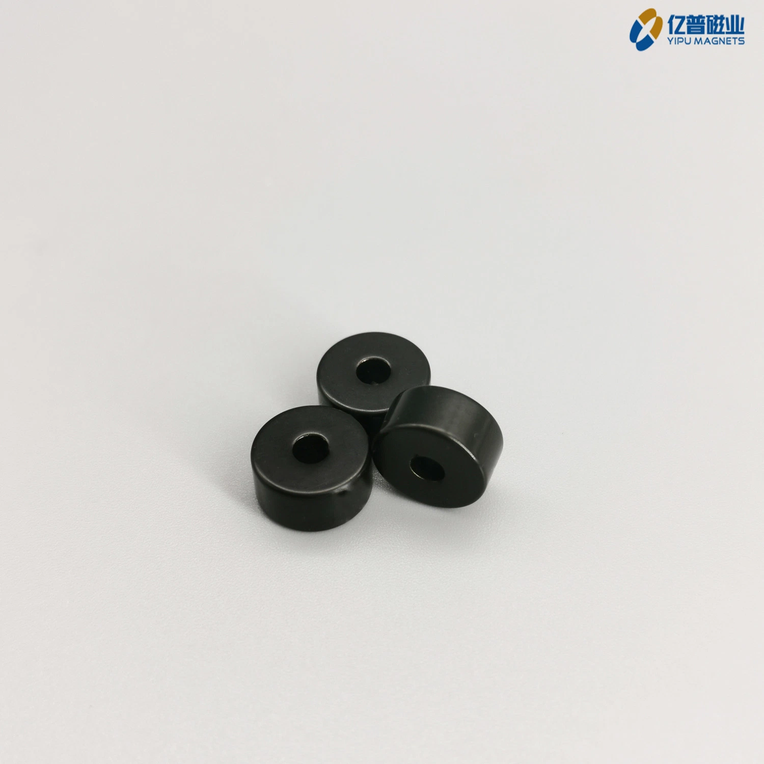 Customized Sintered Perforated NdFeB Products Black Epoxy