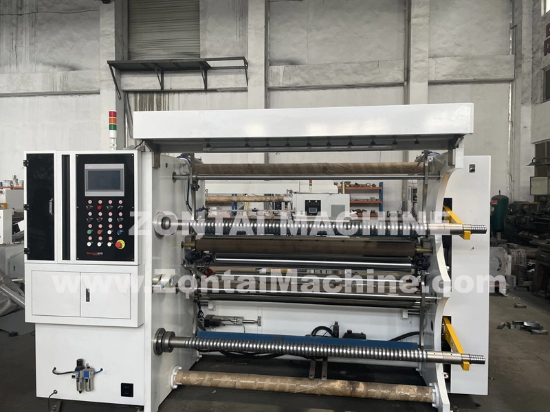 Zontai Ztm-D High Speed Slitting Rewinding Machine for Film Paper Rolls