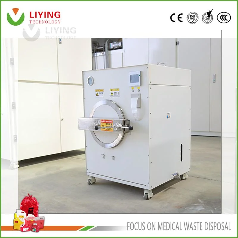 Pressure Steam Sterilizer Medical Waste Microwave Disinfection System Treatment Equipment