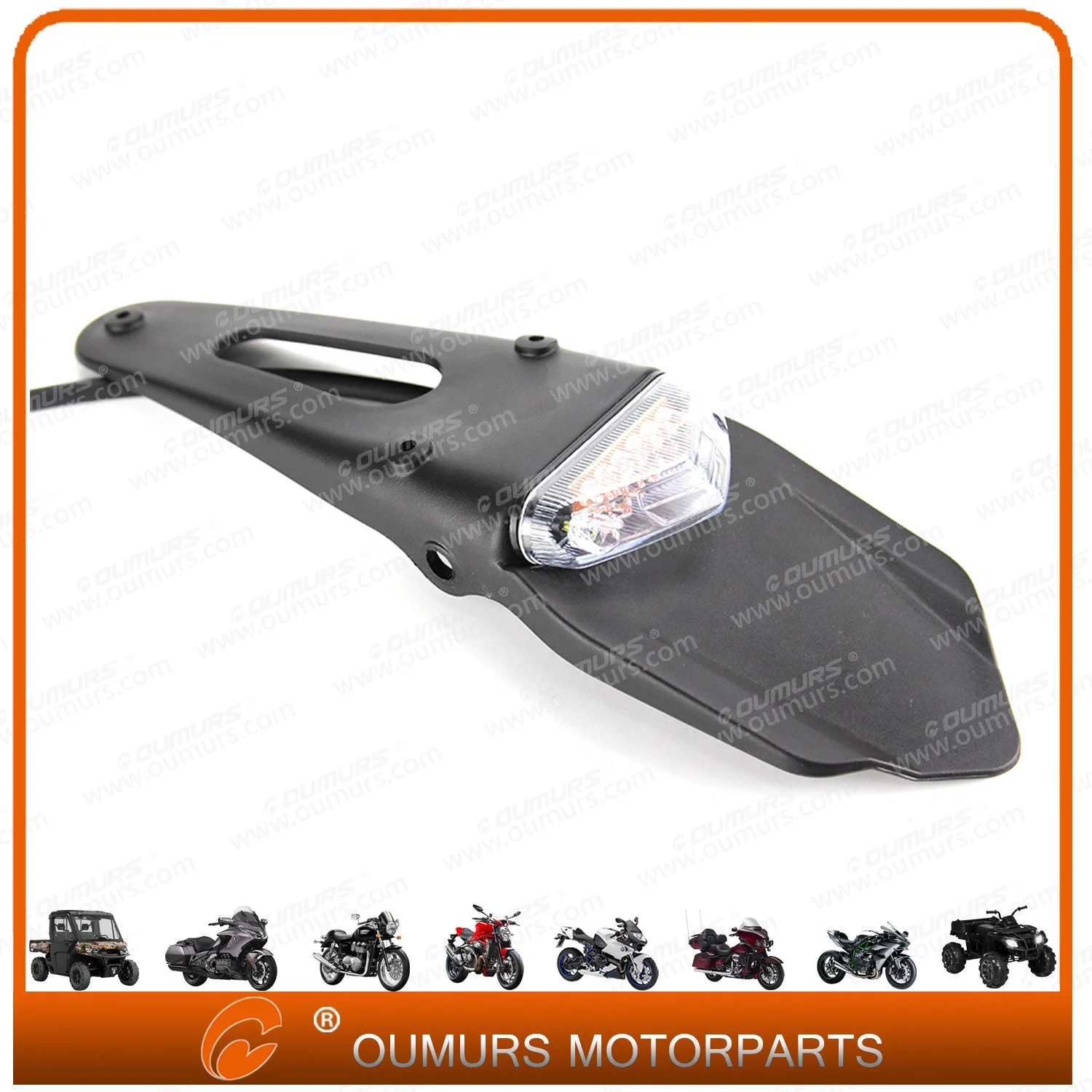 Accesorios de Motocicletas Dirt Bike gire a la luz de freno trasero de LED de señal