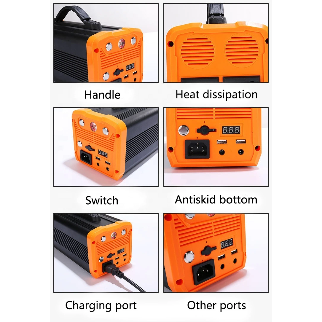 900W High-Power Emergency Power Battery Charger for Portable Ventilators Medical Devices